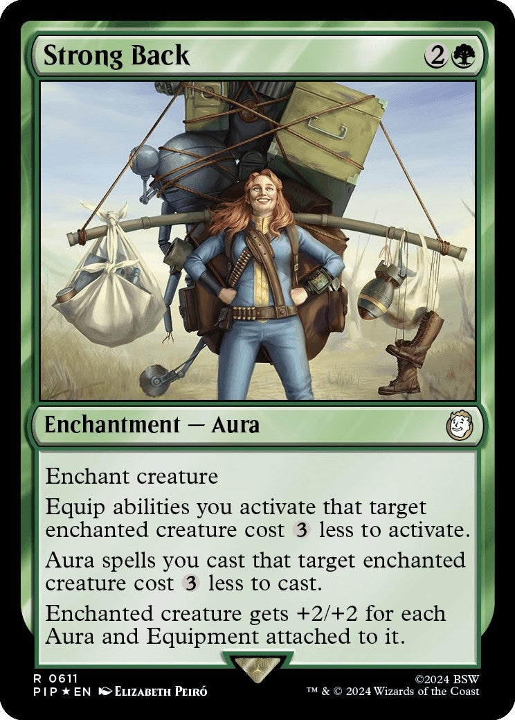 Image for Strong Back (Surge Foil) (611) - Magic: The Gathering