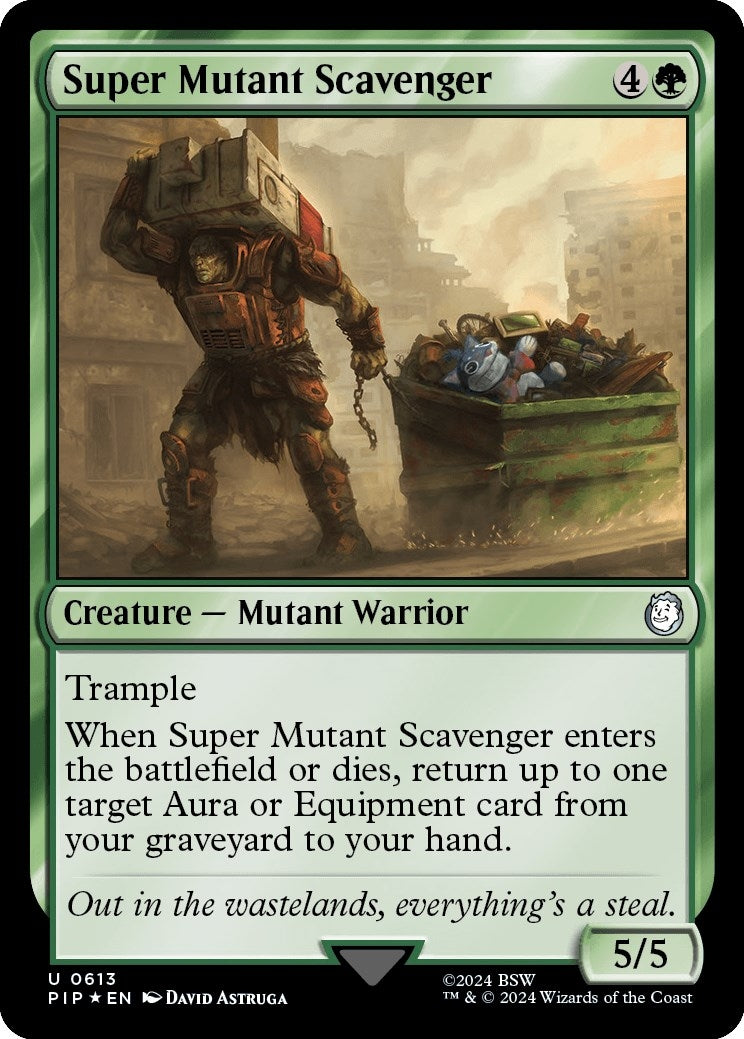 Image for Super Mutant Scavenger (Surge Foil) (613) - Magic: The Gathering