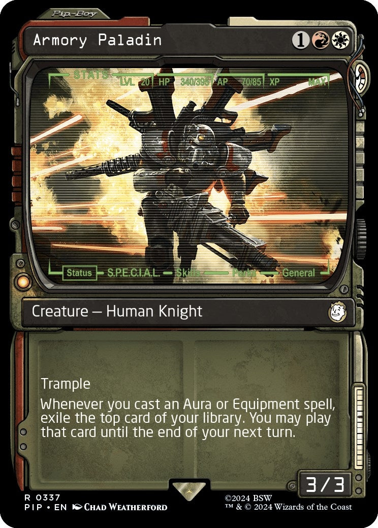 Image for Armory Paladin (Showcase) (337) - Magic: The Gathering