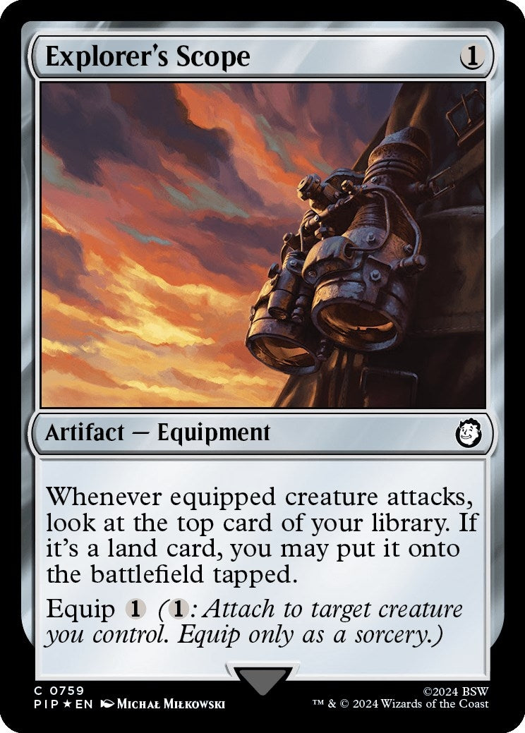 Image for Explorer's Scope (Surge Foil) (759) - Magic: The Gathering
