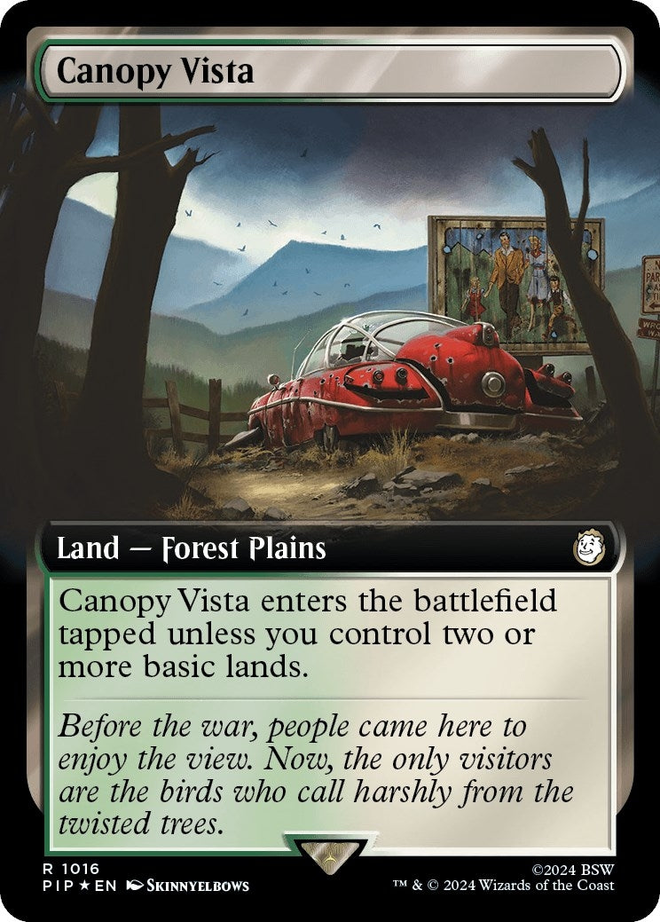 Image for Canopy Vista (Extended Art) (Surge Foil) (1016) - Magic: The Gathering