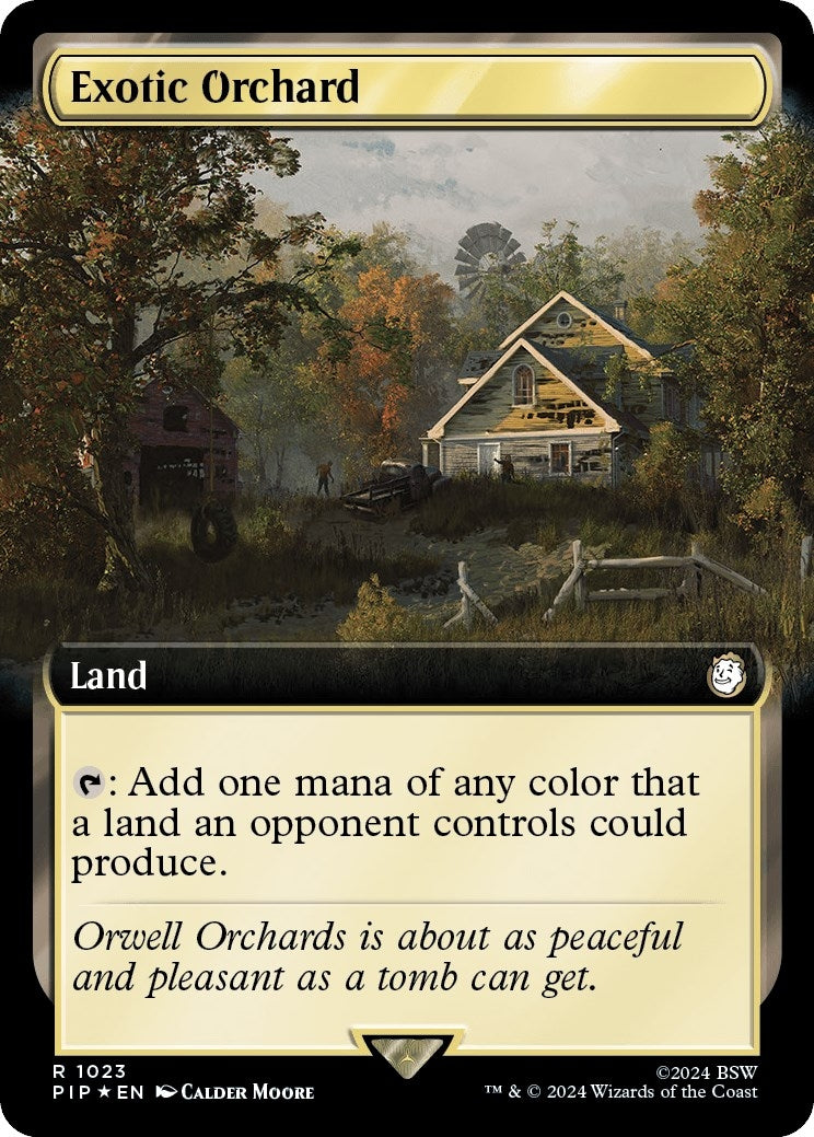 Image for Exotic Orchard (Extended Art) (Surge Foil) (1023) - Magic: The Gathering