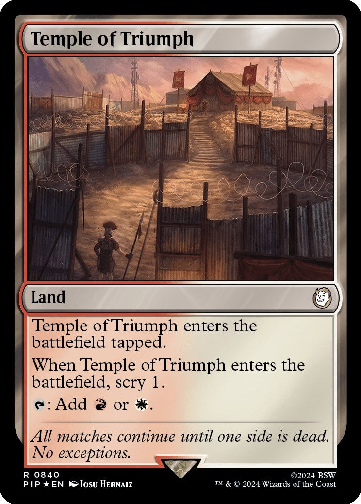 Image for Temple of Triumph (Surge Foil) (840) - Magic: The Gathering