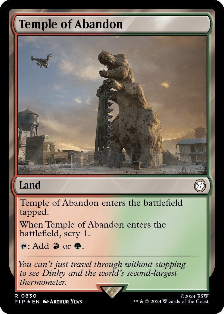 Image for Temple of Abandon (Surge Foil) (830) - Magic: The Gathering