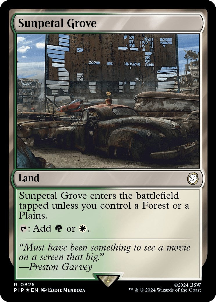 Image for Sunpetal Grove (Surge Foil) (825) - Magic: The Gathering
