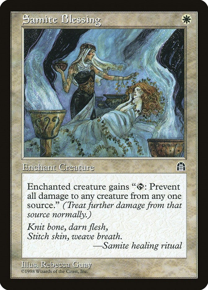 Image for Samite Blessing - Magic: The Gathering