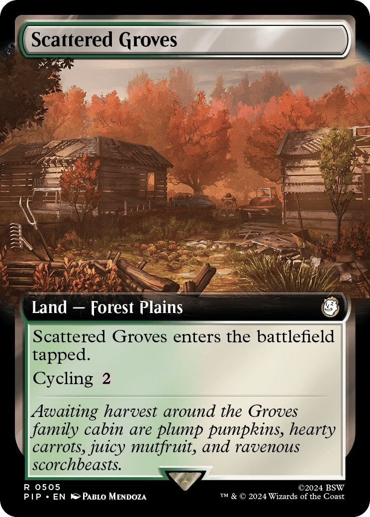 Image for Scattered Groves (Extended Art) (505) - Magic: The Gathering