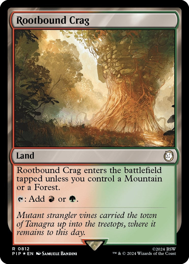 Image for Rootbound Crag (Surge Foil) (812) - Magic: The Gathering