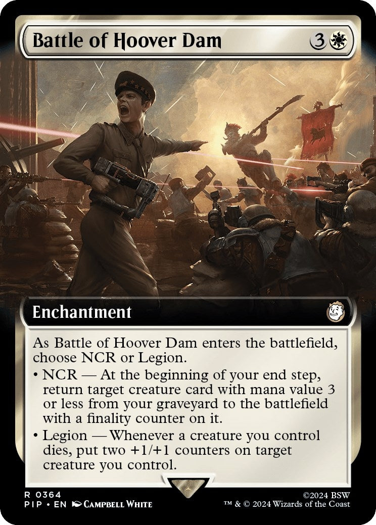 Image for Battle of Hoover Dam (Extended Art) (364) - Magic: The Gathering