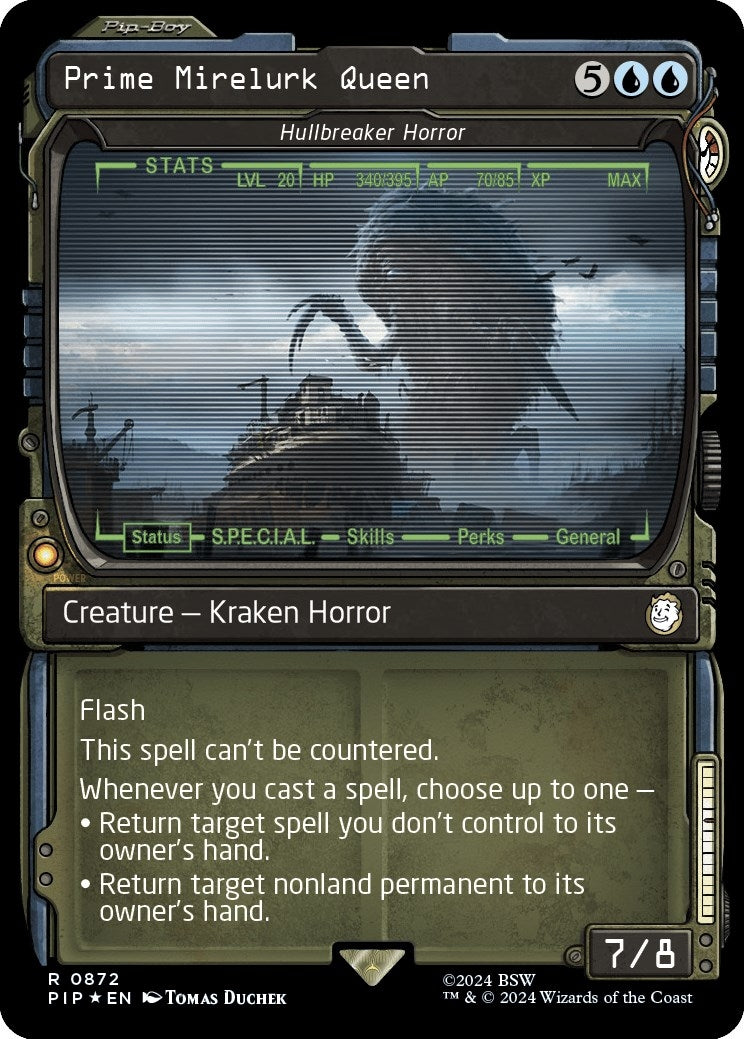 Image for Prime Mirelurk Queen - Hullbreaker Horror (Showcase) (Surge Foil) (872) - Magic: The Gathering