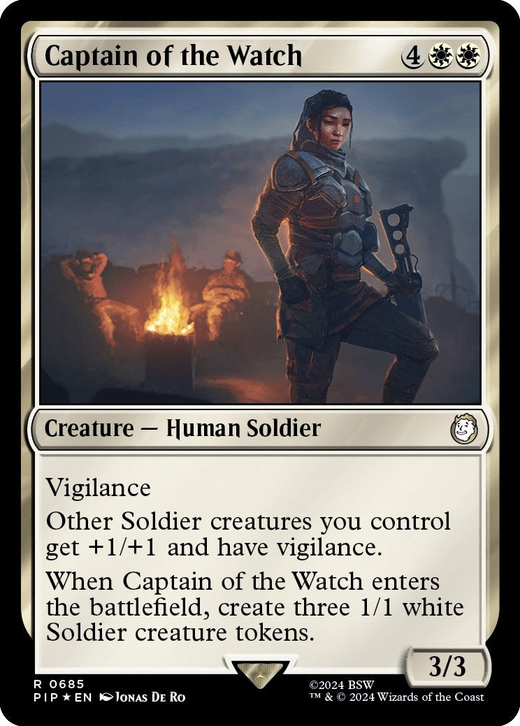Image for Captain of the Watch (Surge Foil) (685) - Magic: The Gathering