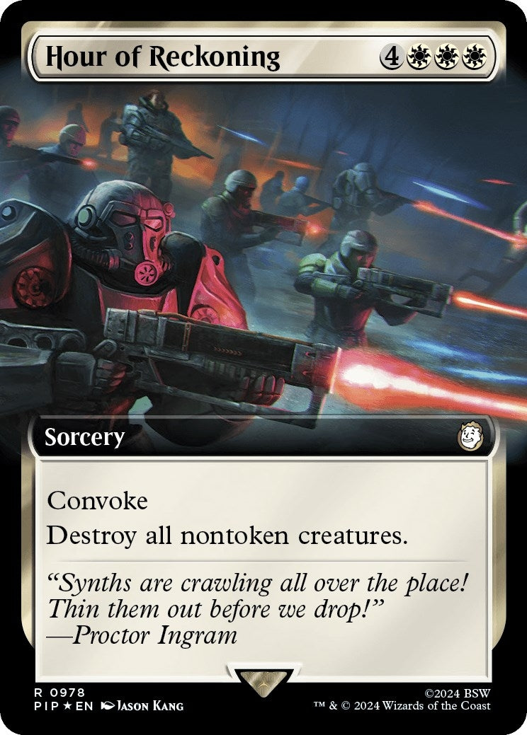 Image for Hour of Reckoning (Extended Art) (Surge Foil) (978) - Magic: The Gathering