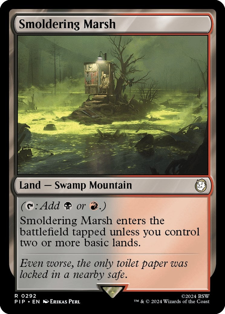 Image for Smoldering Marsh (292) - Magic: The Gathering