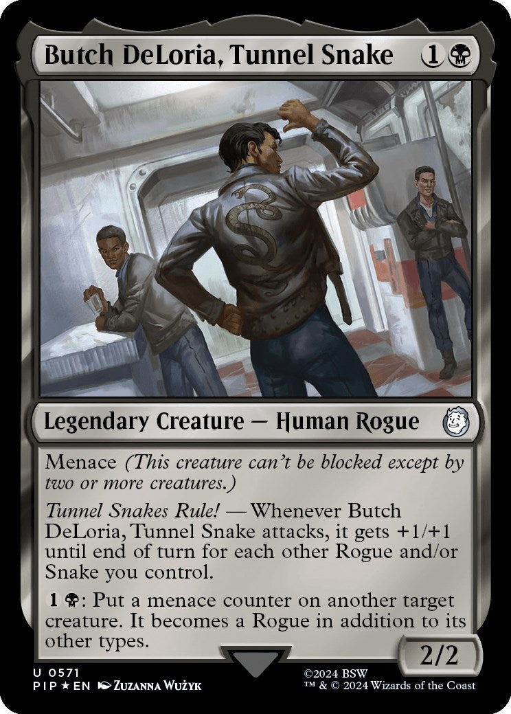 Image for Butch DeLoria, Tunnel Snake (Surge Foil) (571) - Magic: The Gathering