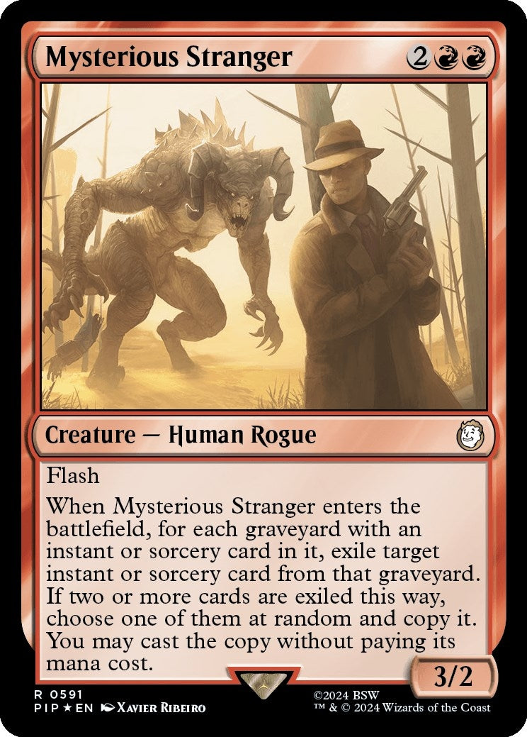 Image for Mysterious Stranger (Surge Foil) (591) - Magic: The Gathering