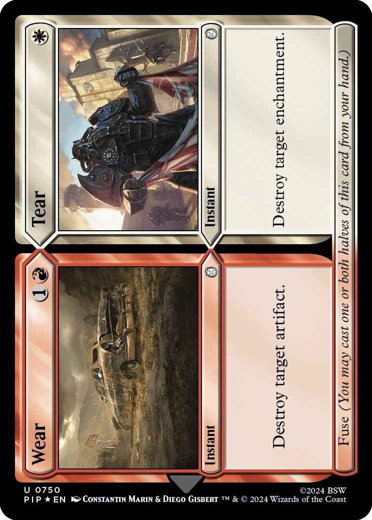 Image for Wear // Tear (Surge Foil) (750) - Magic: The Gathering