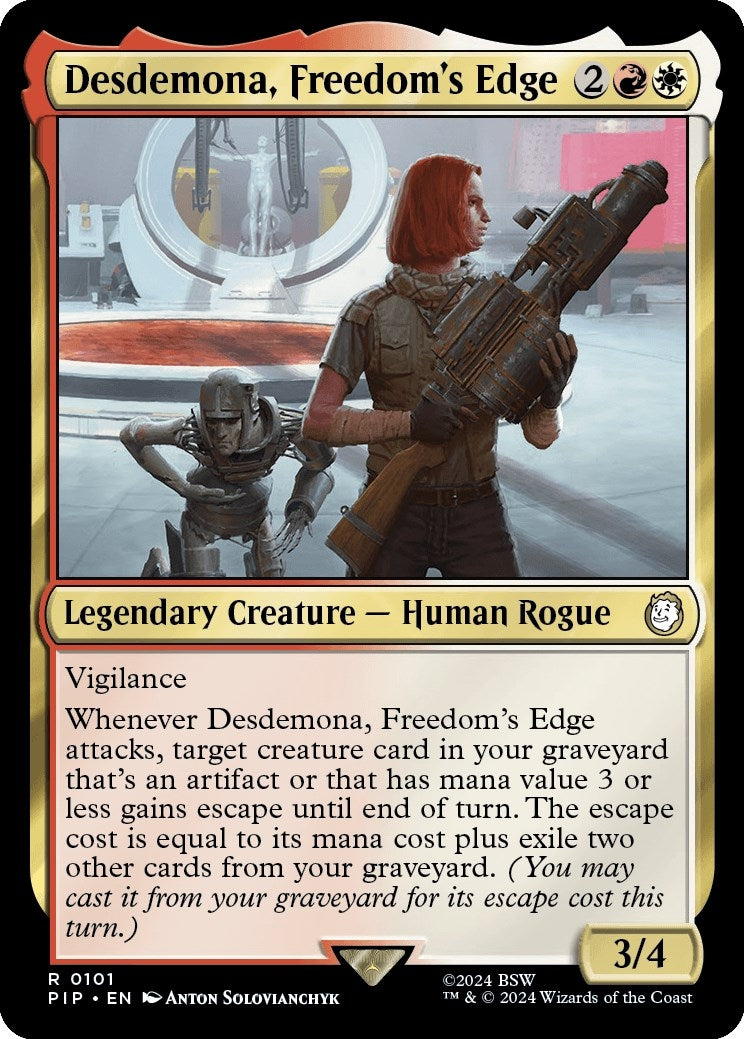 Image for Desdemona, Freedom's Edge (101) - Magic: The Gathering