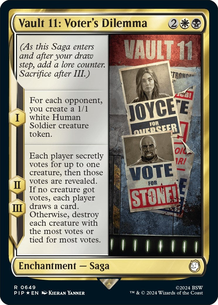Image for Vault 11: Voter's Dilemma (Surge Foil) (649) - Magic: The Gathering