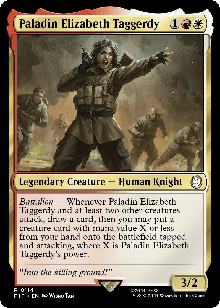 Image for Paladin Elizabeth Taggerdy (114) - Magic: The Gathering