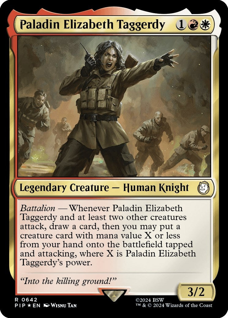 Image for Paladin Elizabeth Taggerdy (Surge Foil) (642) - Magic: The Gathering