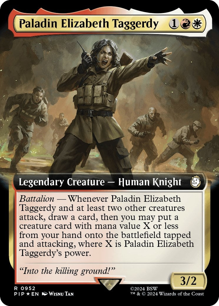 Image for Paladin Elizabeth Taggerdy (Extended Art) (Surge Foil) (952) - Magic: The Gathering