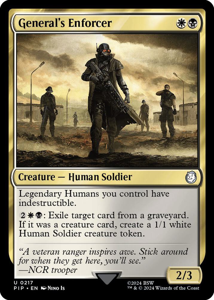 Image for General's Enforcer (217) - Magic: The Gathering