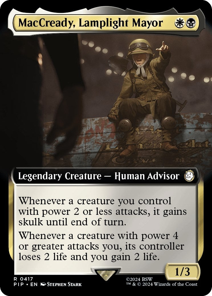 Image for MacCready, Lamplight Mayor (Extended Art) (417) - Magic: The Gathering