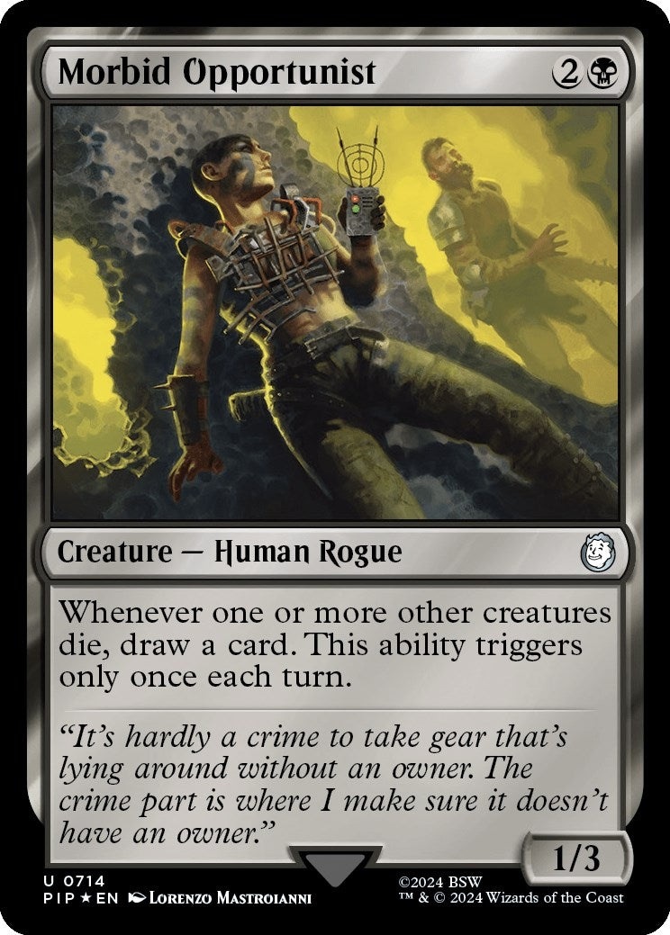 Image for Morbid Opportunist (Surge Foil) (714) - Magic: The Gathering
