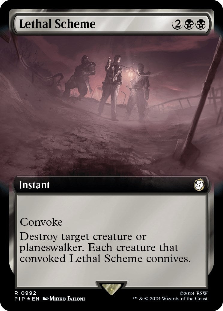 Image for Lethal Scheme (Extended Art) (Surge Foil) (992) - Magic: The Gathering