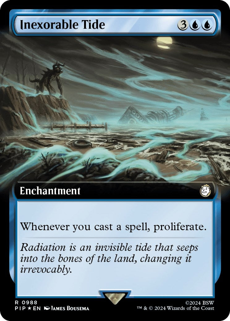 Image for Inexorable Tide (Extended Art) (Surge Foil) (988) - Magic: The Gathering
