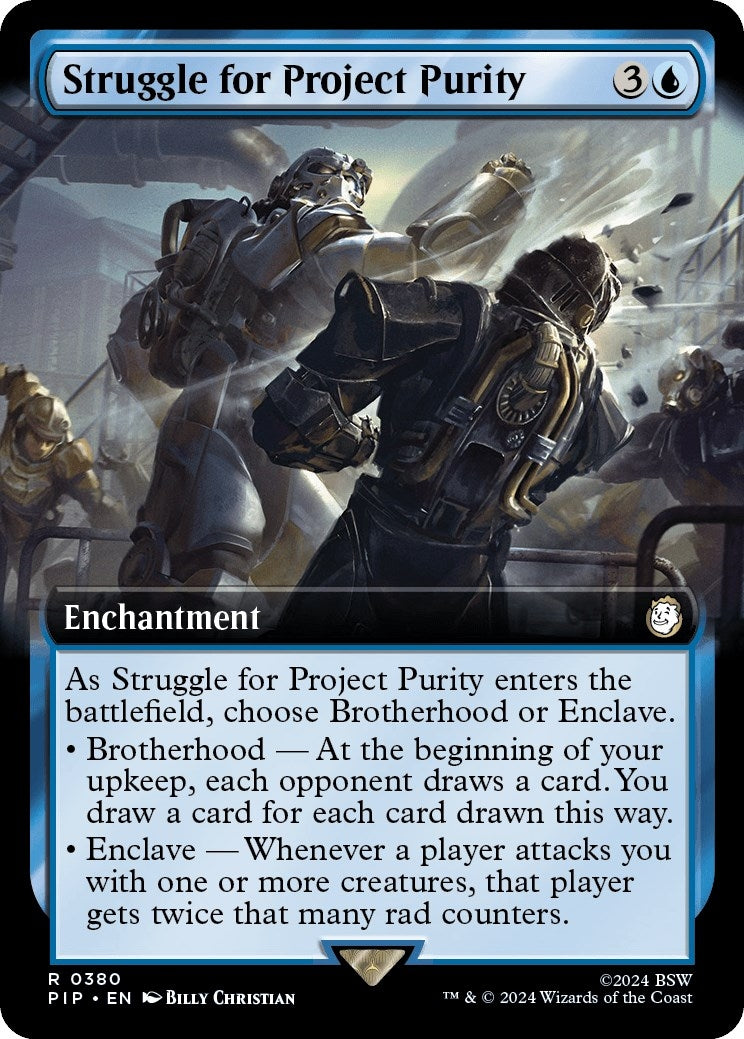 Image for Struggle for Project Purity (Extended Art) (380) - Magic: The Gathering