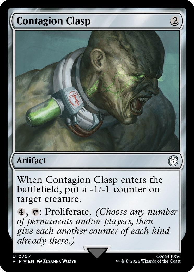 Image for Contagion Clasp (Surge Foil) (757) - Magic: The Gathering