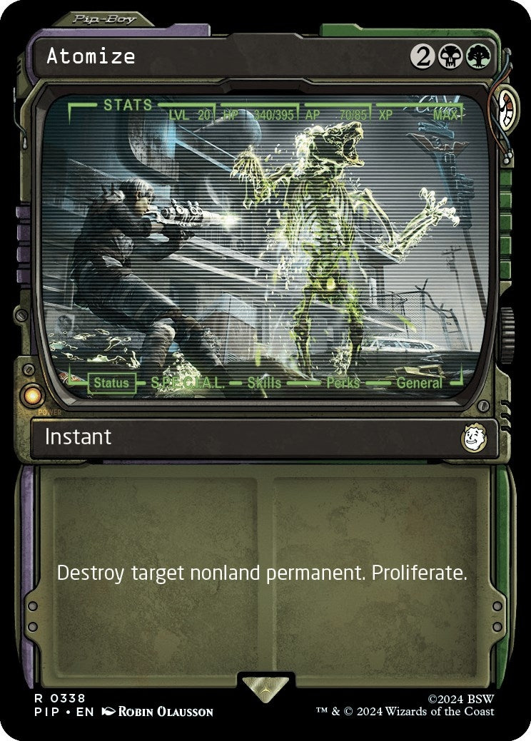 Image for Atomize (Showcase) (338) - Magic: The Gathering