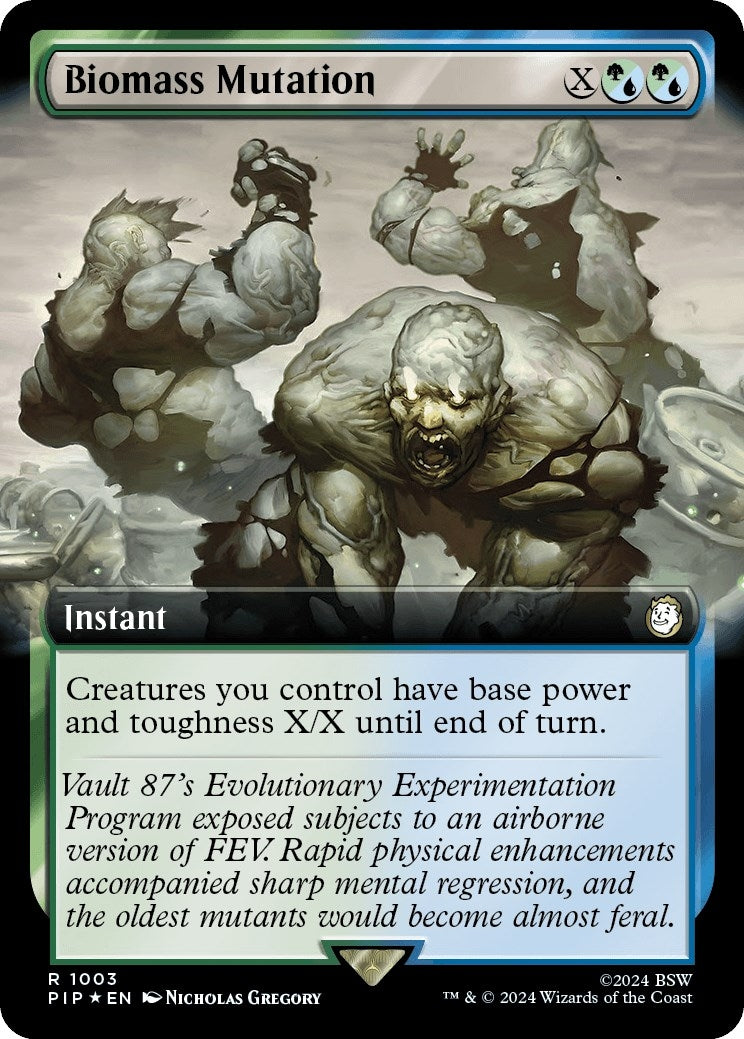 Image for Biomass Mutation (Extended Art) (Surge Foil) (1003) - Magic: The Gathering