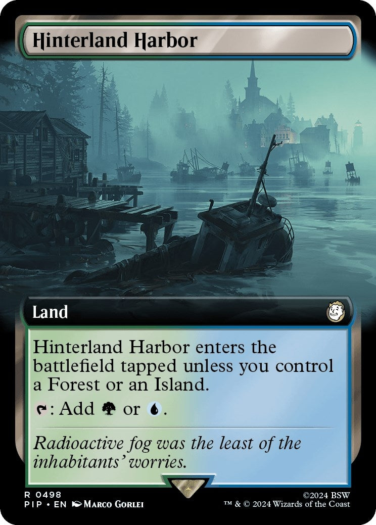 Image for Hinterland Harbor (Extended Art) (498) - Magic: The Gathering