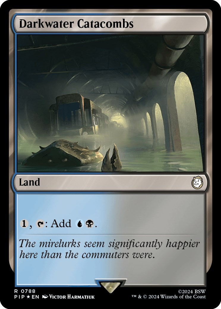 Image for Darkwater Catacombs (Surge Foil) (788) - Magic: The Gathering