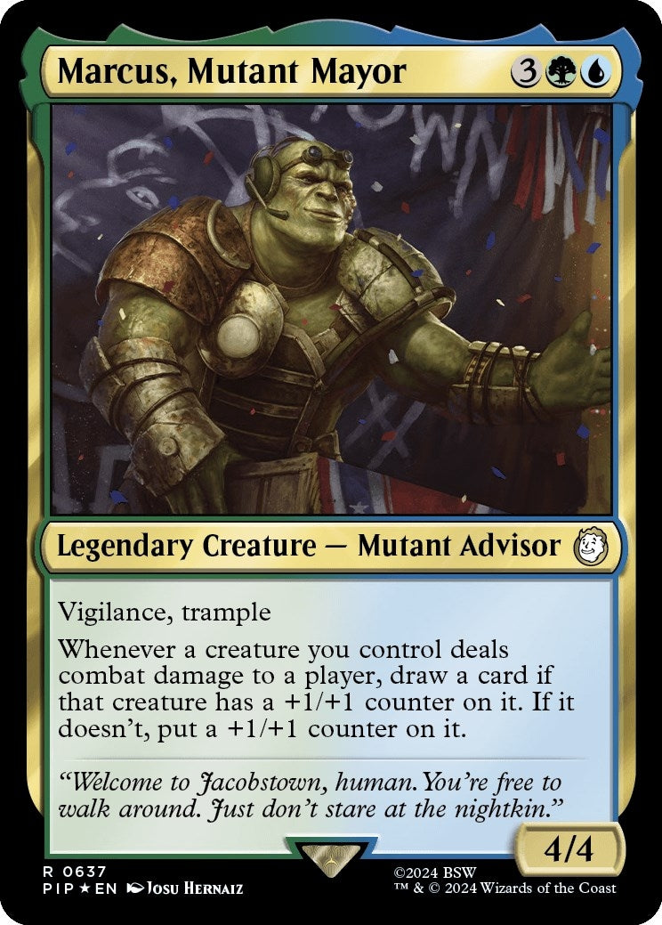 Image for Marcus, Mutant Mayor (Surge Foil) (637) - Magic: The Gathering
