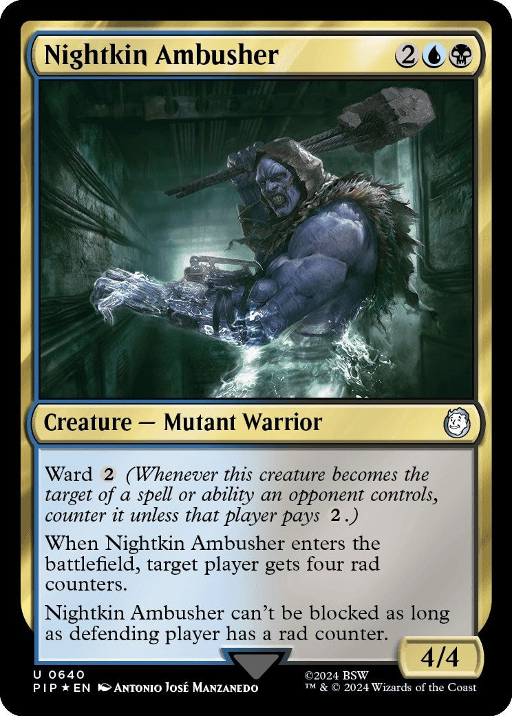 Image for Nightkin Ambusher (Surge Foil) (640) - Magic: The Gathering