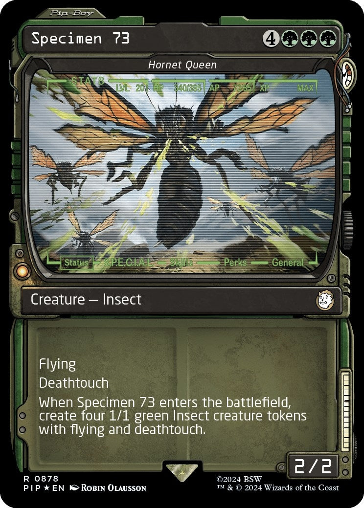 Image for Specimen 73 - Hornet Queen (Showcase) (Surge Foil) (878) - Magic: The Gathering