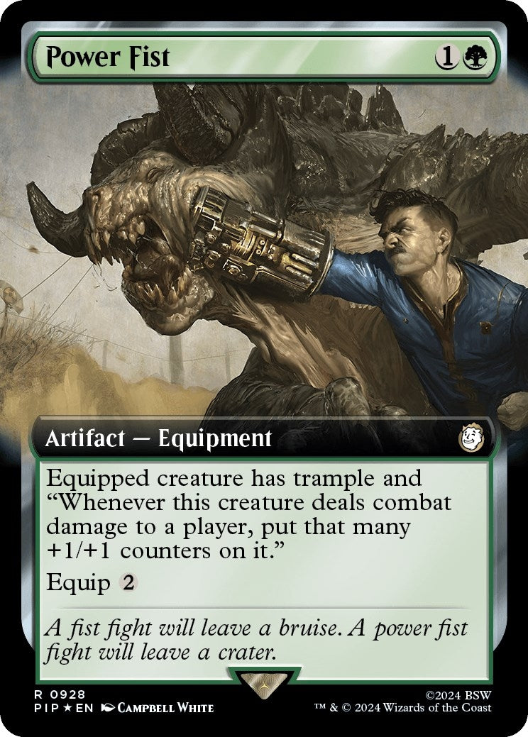 Image for Power Fist (Extended Art) (Surge Foil) (928) - Magic: The Gathering