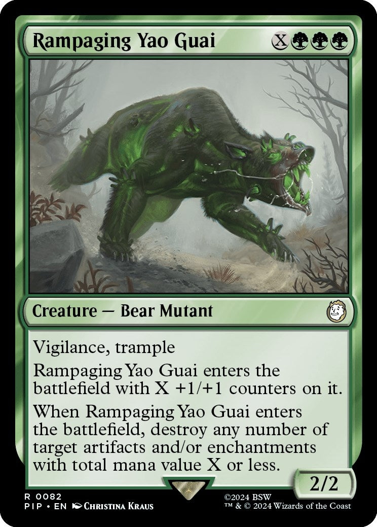 Image for Rampaging Yao Guai (82) - Magic: The Gathering