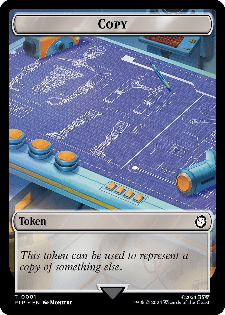 Image for Copy // Junk Double-Sided Token (1 // 15) - Magic: The Gathering
