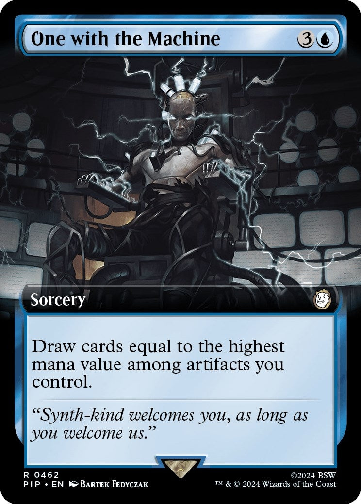 Image for One with the Machine (Extended Art) (462) - Magic: The Gathering