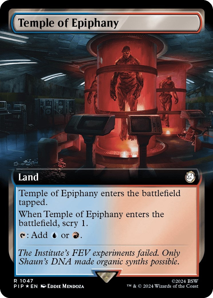 Image for Temple of Epiphany (Extended Art) (Surge Foil) (1047) - Magic: The Gathering