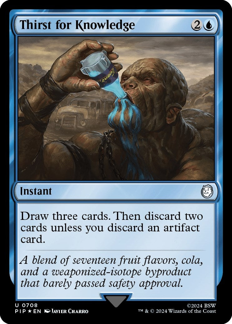 Image for Thirst for Knowledge (Surge Foil) (708) - Magic: The Gathering