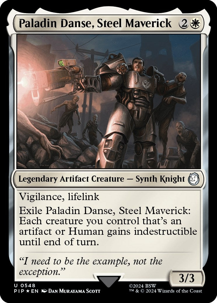 Image for Paladin Danse, Steel Maverick (Surge Foil) (548) - Magic: The Gathering