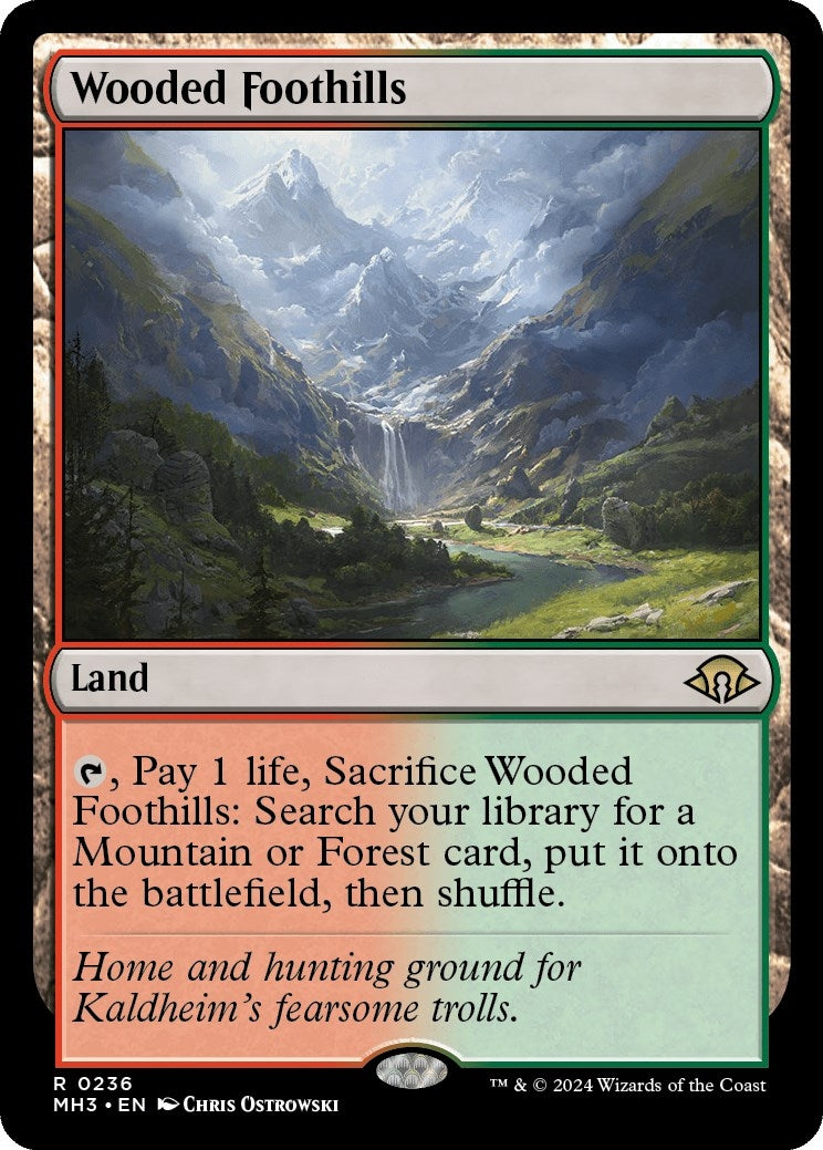 Image for Wooded Foothills (236) - Magic: The Gathering
