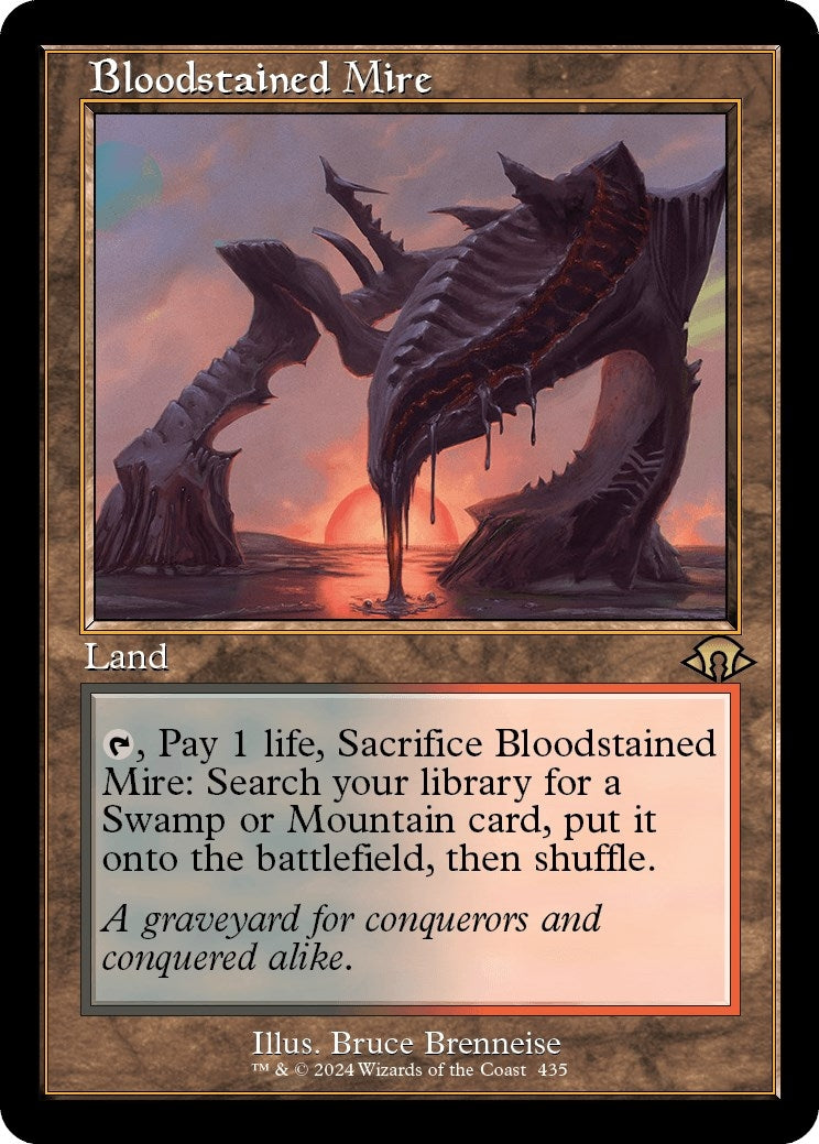 Image for Bloodstained Mire (Retro Frame) (435) - Magic: The Gathering