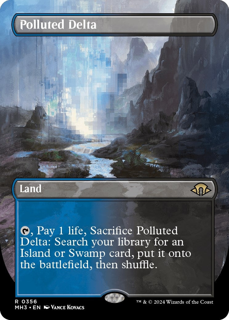 Image for Polluted Delta (Borderless) (356) - Magic: The Gathering