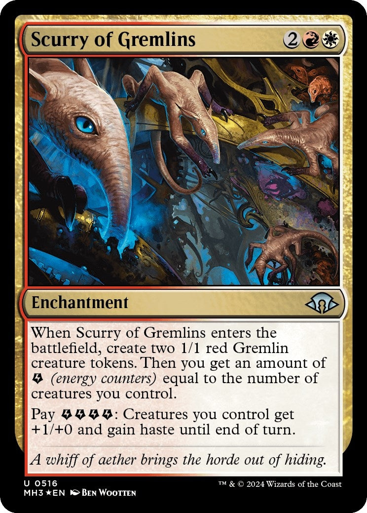 Image for Scurry of Gremlins (Ripple Foil) (516) - Magic: The Gathering